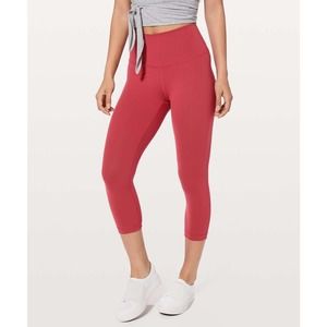 Lululemon Wunder Under Crop (Hi-Rise) 21" Size 4